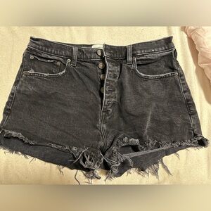 Abercrombie & Fitch Dark Gray Jean Shorts